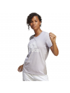 Dámske tričko adidas Loungwear Essentials Logo Tee fialové IC0633